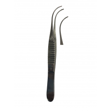 ПJ-50  Elschnig Forceps curved  100 mm  